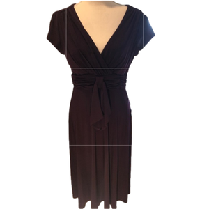 Evan Picone Plum Midi Dress